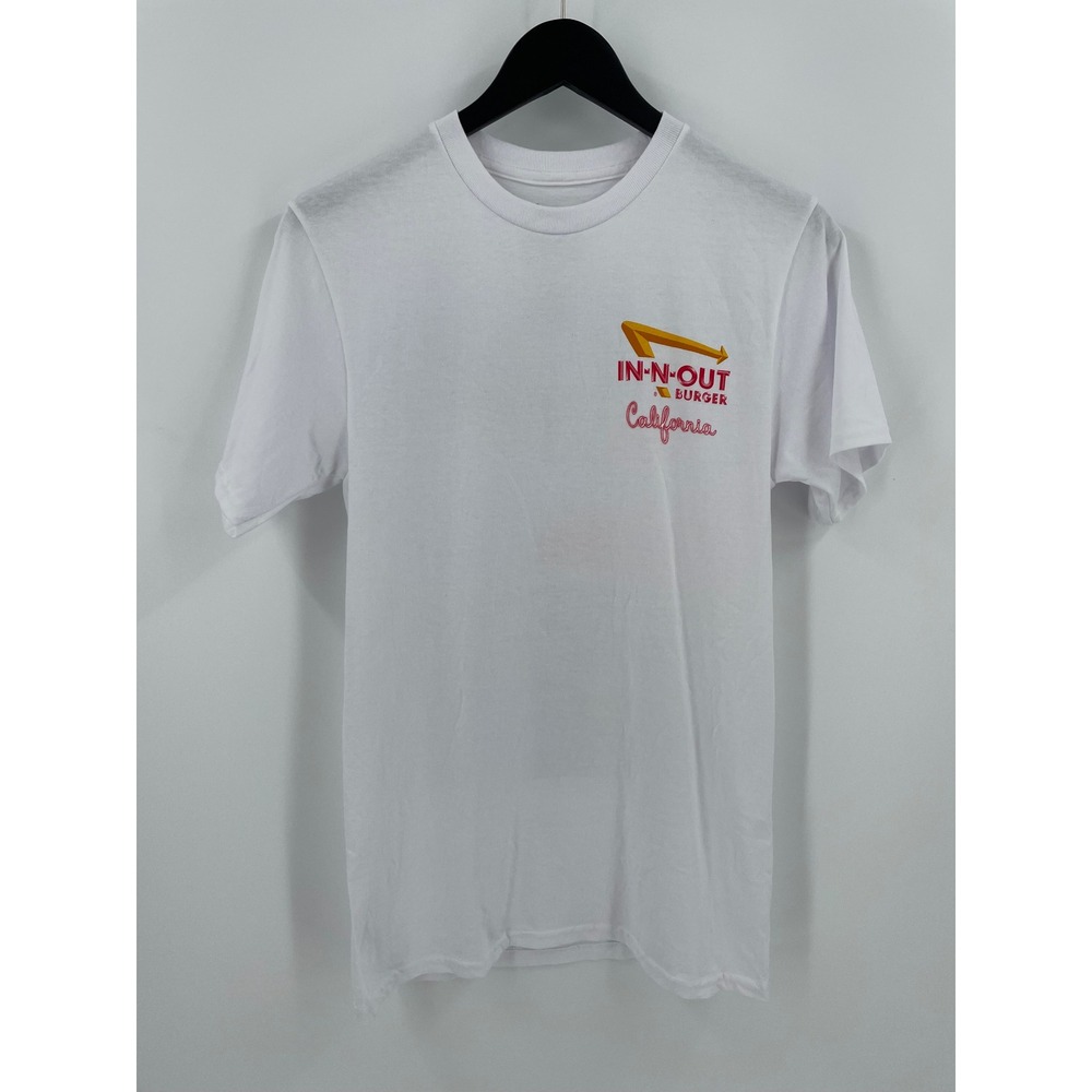 In-N-Out Burger 1991 Reissue Graphic T-Shirt White Small Muscle Cars Tee USA